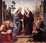 The Visitation with Sts Nicholas and Anthony by Piero di Cosimo